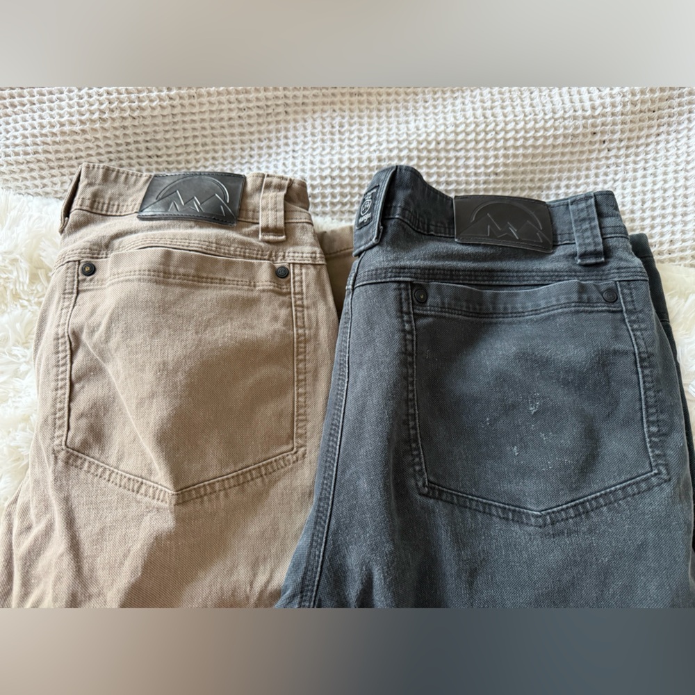 Wrangler All Terrain Gear Jeans - Black and Tan